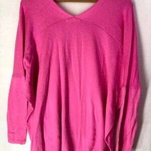 Hyped Unicorn Oversized Pink Sweater